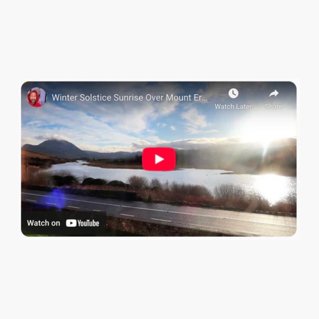 Winter Solstice Sunrise Over Mount Errigal, Donegal | Ireland Video ...