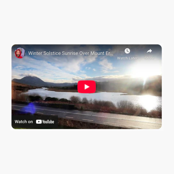 Winter Solstice Sunrise Over Mount Errigal | Dún na nGall